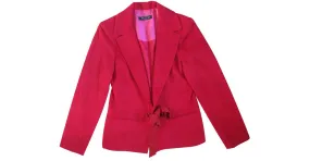 Autre Marque chaqueta florida Roja 