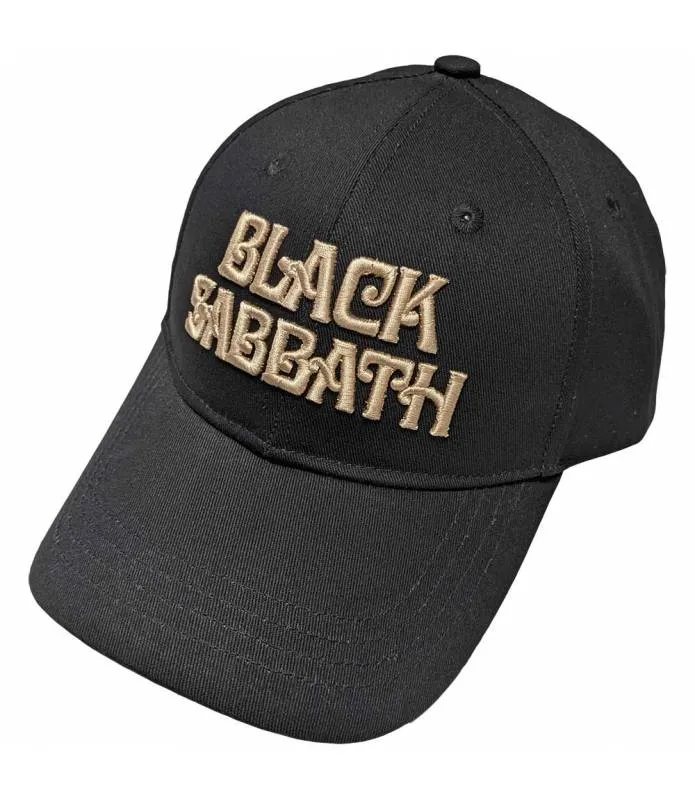 Black Sabbath Gorra Logo Bordado Baseball Cap Licencia Oficial RockOff BSCAP04B