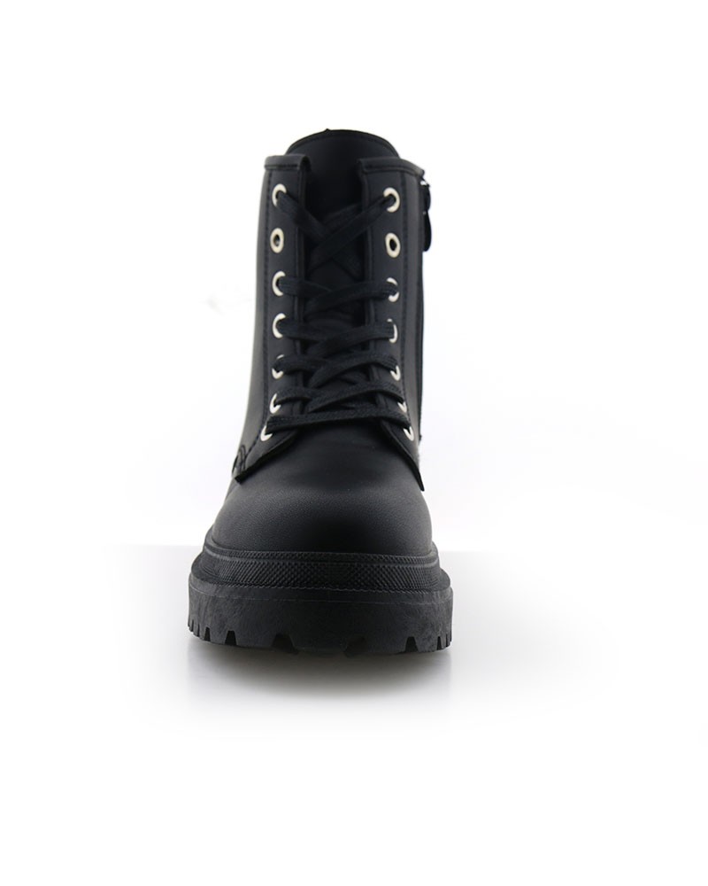 Bota Militar con Cremallera