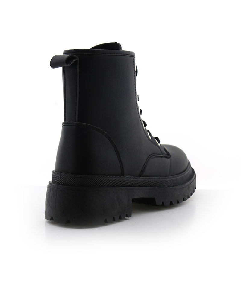 Bota Militar con Cremallera