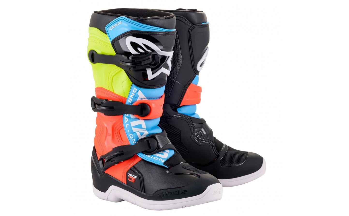 Botas Alpinestars Infantil Tech 3S Negro Amarillo Rojo |2014018-1538|