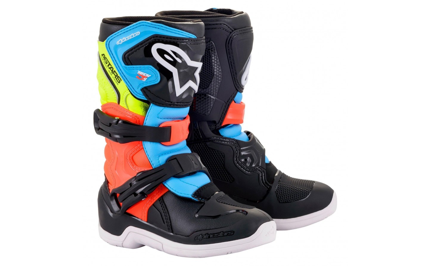 Botas Alpinestars Infantil Tech 3S Negro Amarillo Rojo |2014518-1538|