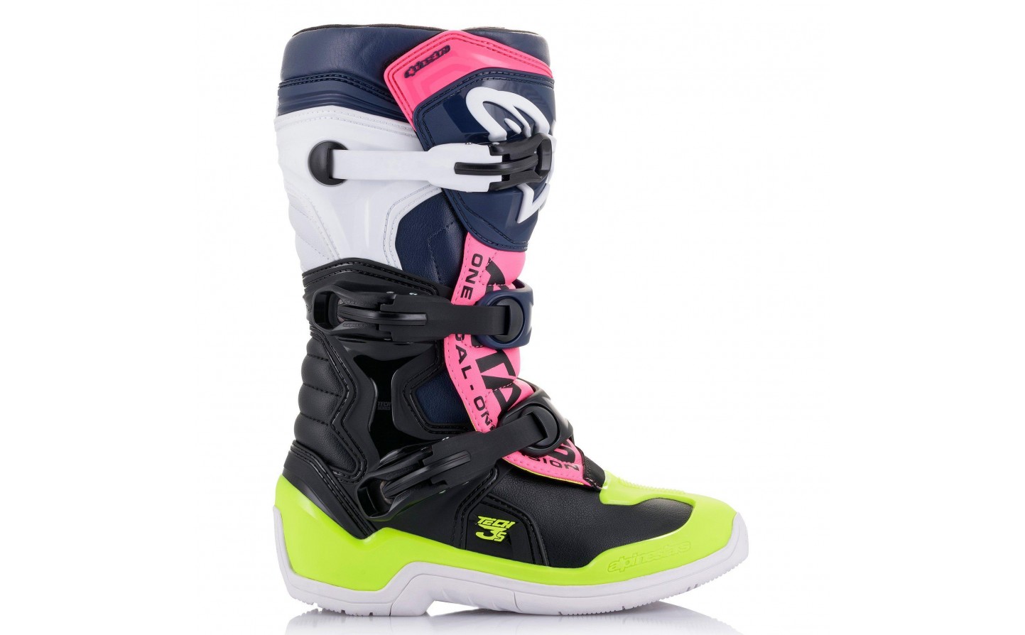 Botas Alpinestars Infantil Tech 3S Negro Azul Rosa |2014018-1176|