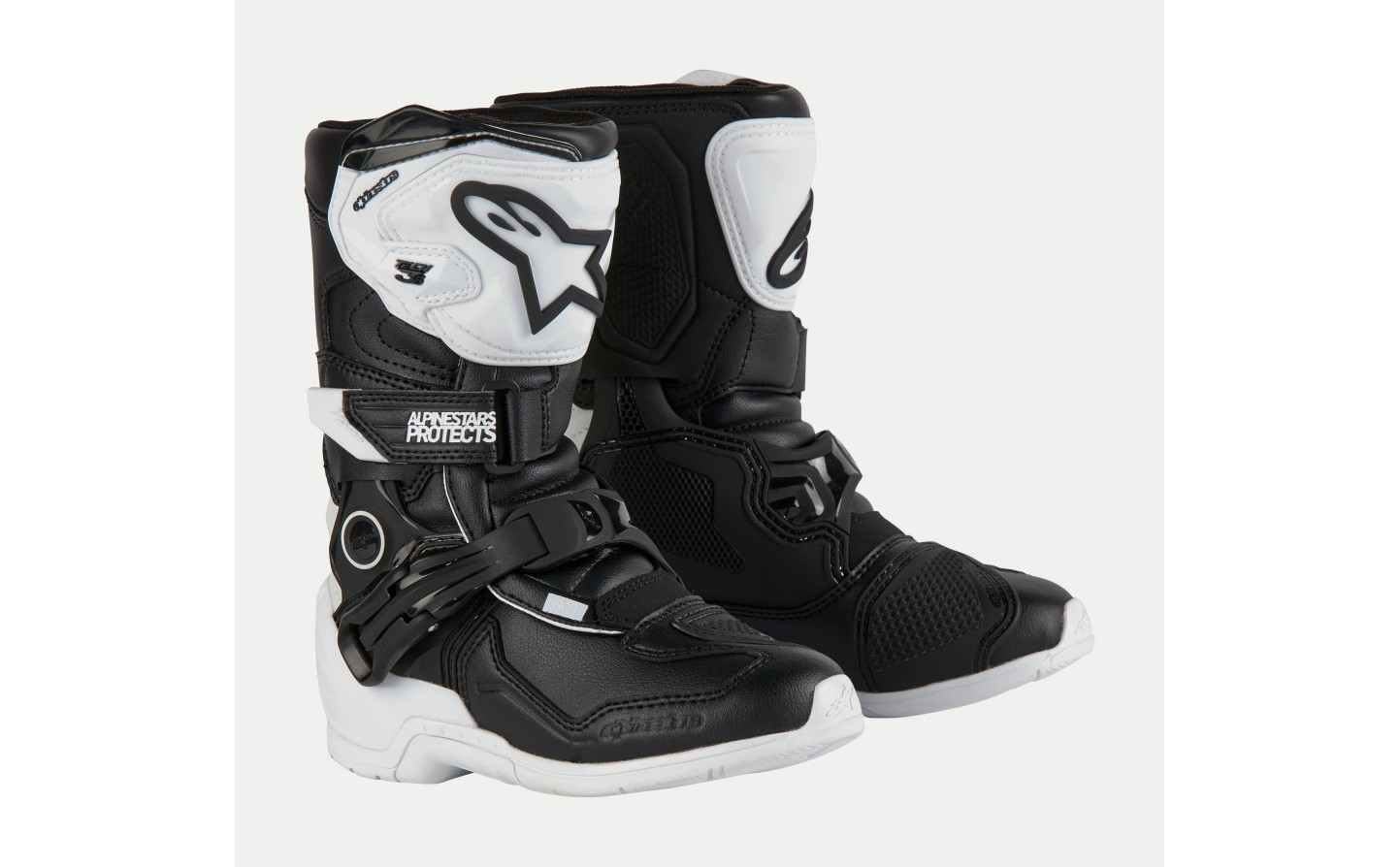 Botas Alpinestars Kids Tech 3S Blanco Negro |2014524-21|