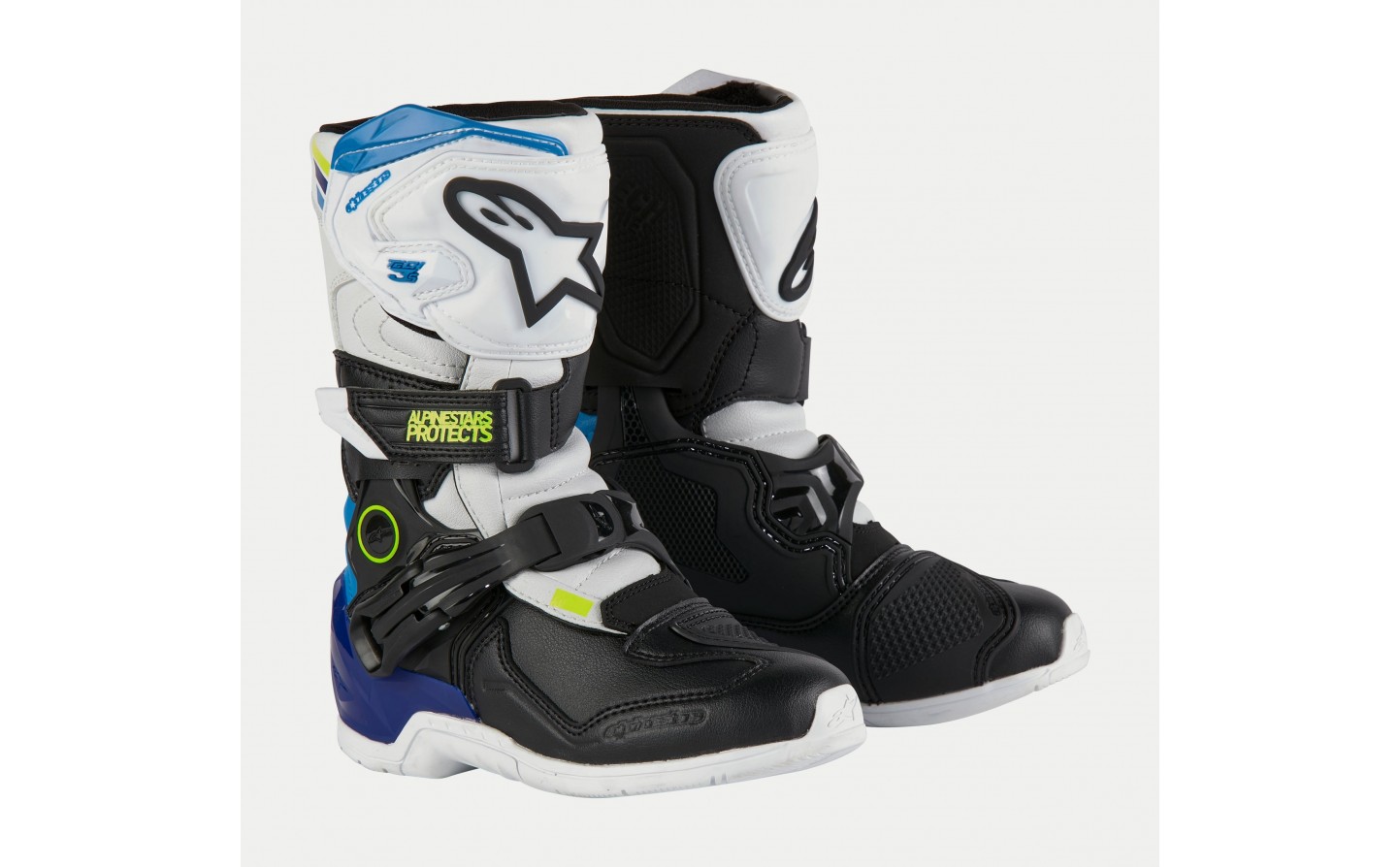 Botas Alpinestars Kids Tech 3S Blanco Negro Azul |2014524-2179|