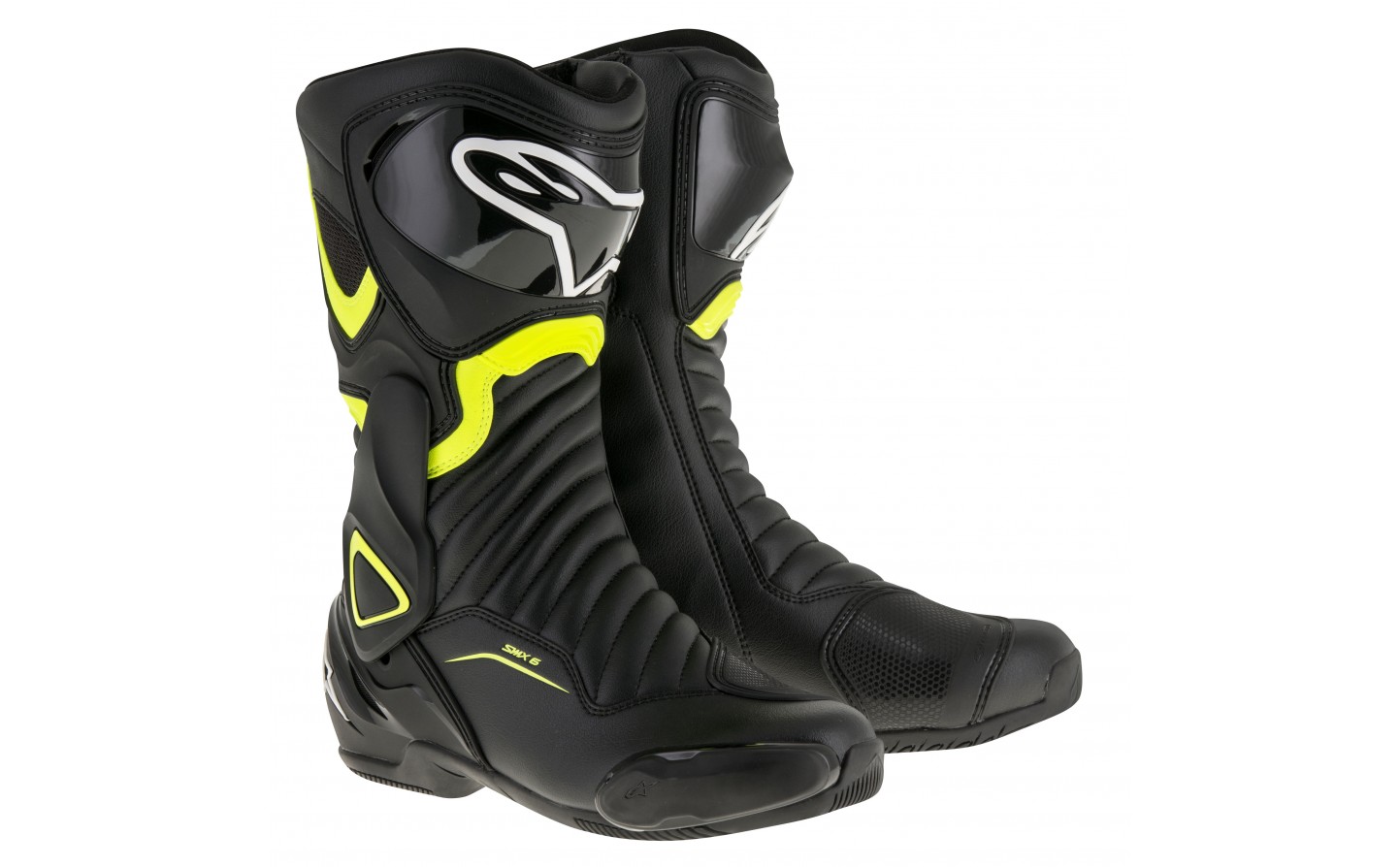 Botas Carretera Alpinestars Smx-6 V2 Negro Amarillo Fluor|2223017-155|