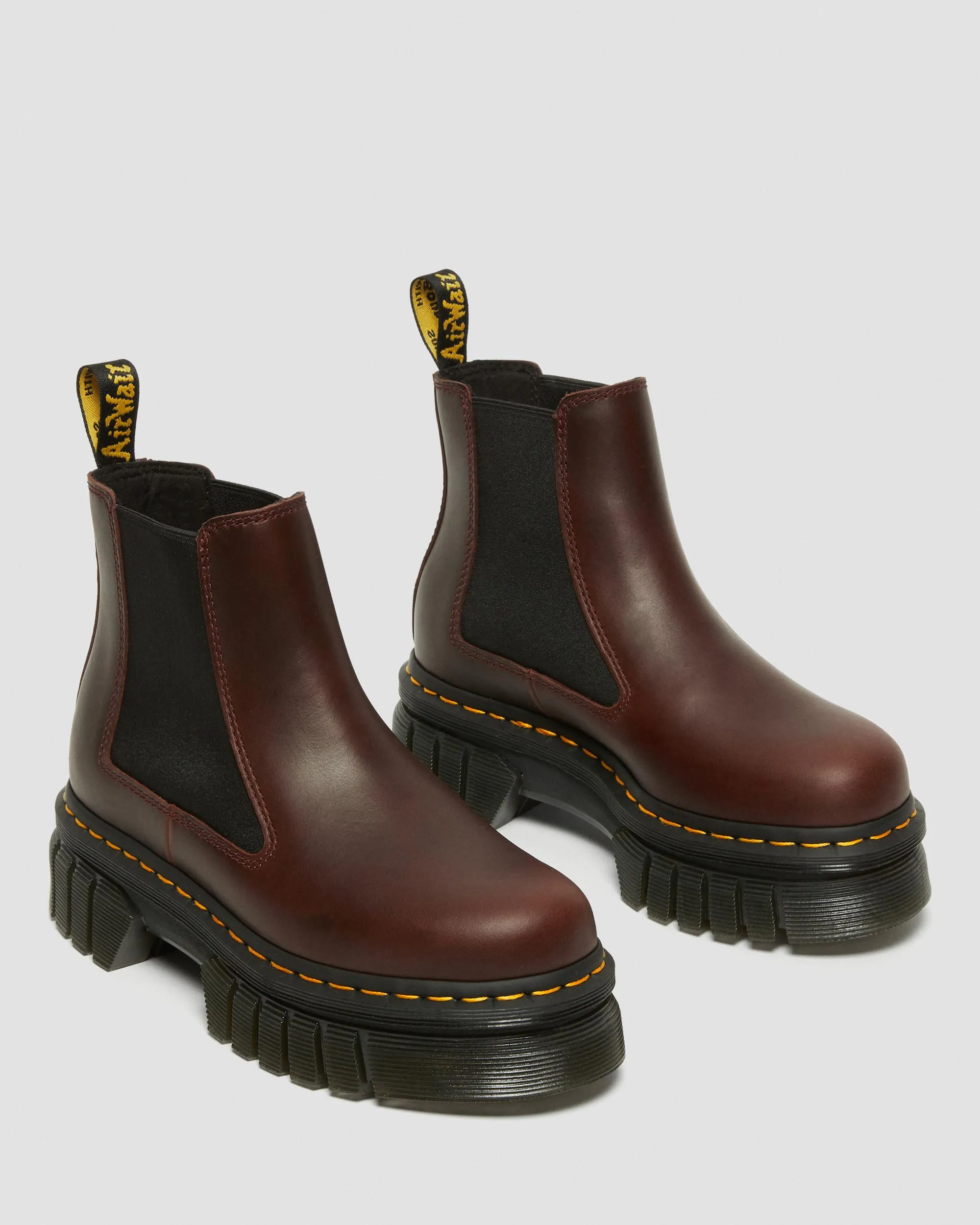 Botas Chelsea con plataforma Audrick en piel Brando