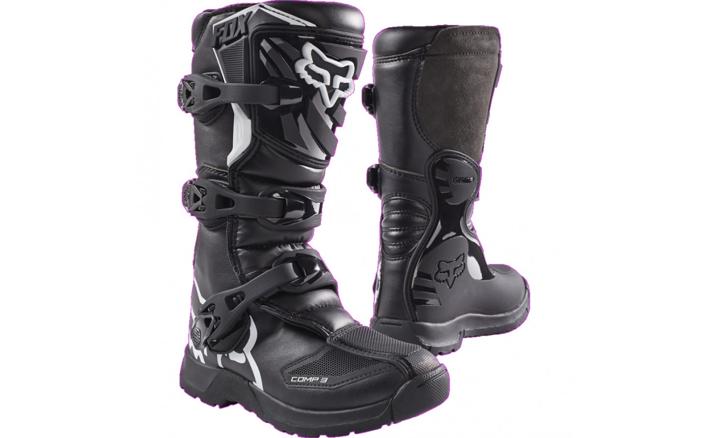 Botas Motocros Infantiles Fox Comp 3Y Boot Negro |18238-001|