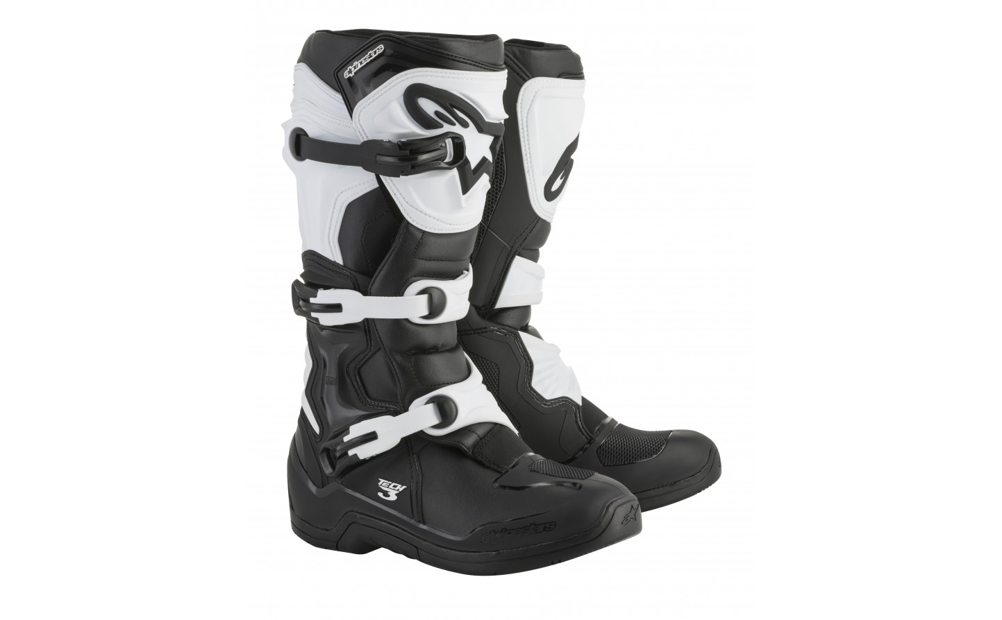 Botas Motocross Alpinestars Tech 3 Negro Blanco |2013018-12|