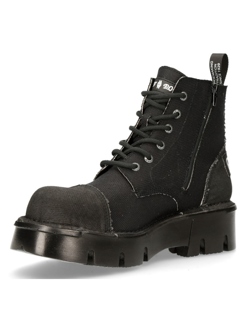 BOTAS NEWROCK ECO VEGAN NEGRAS MILI