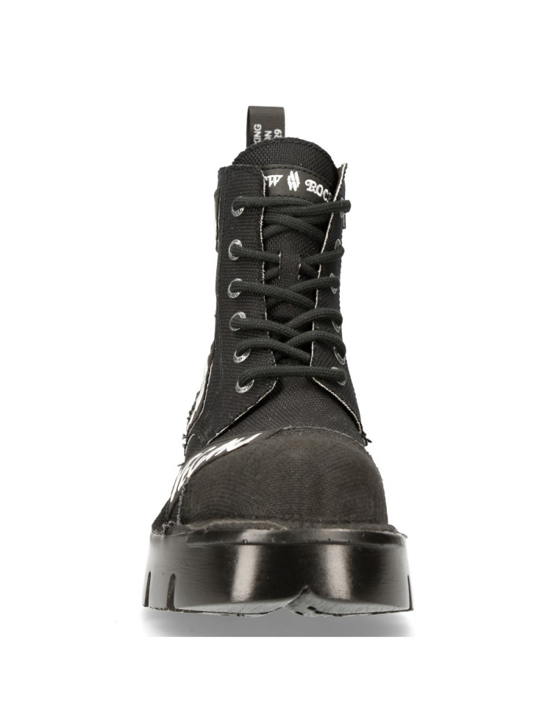 BOTAS NEWROCK ECO VEGAN NEGRAS MILI