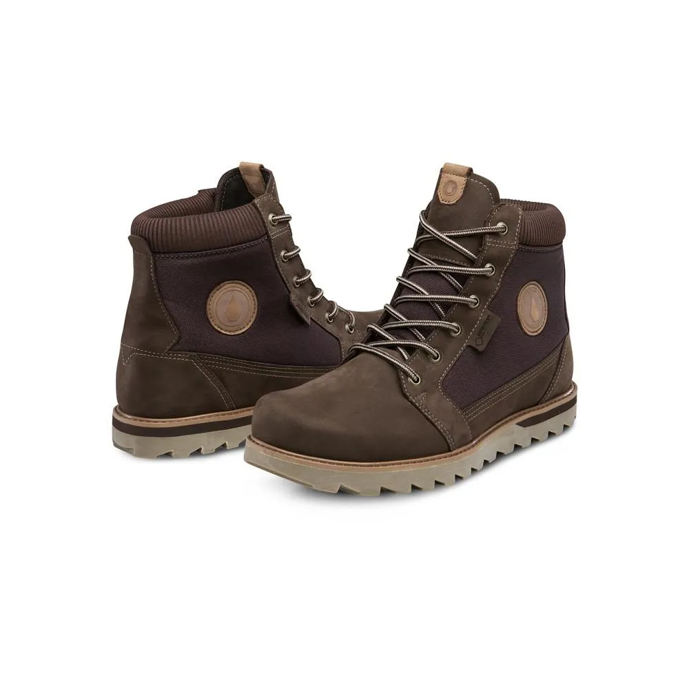 Botas VOLCOM cuero y Gore Tex para hombre HERRINGTON GTX BOOT  COFFEE  Ref. V4031705 Marrón