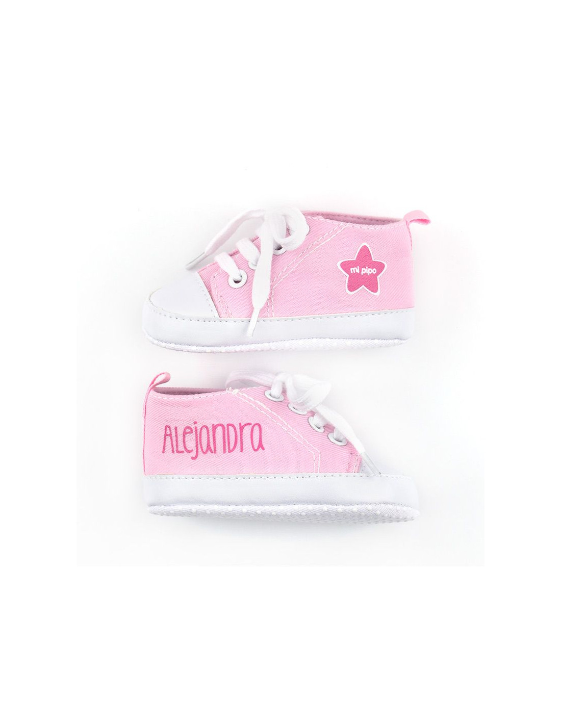 Cajita Zapatillas Rosa personalizada de Mi Pipo