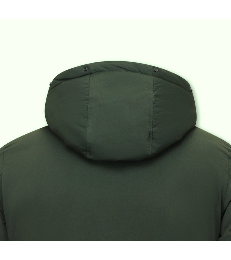 Chaqueta Corta Acolchada Para Hombre - 7015 - Verde