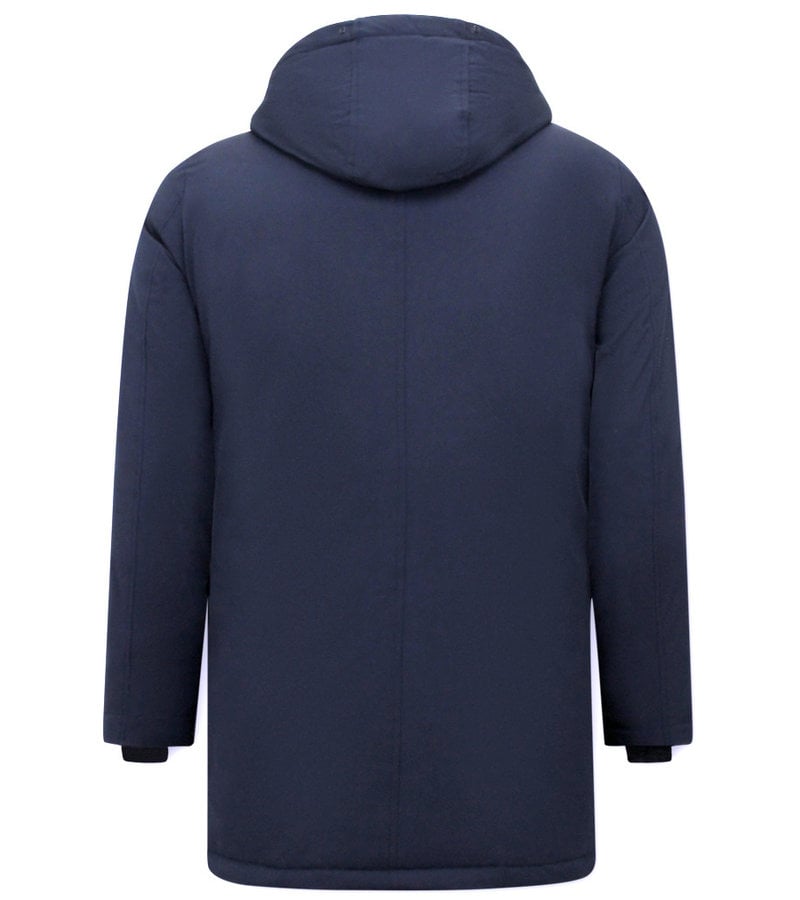 Chaqueta De Invierno Para Hombre Parka- 7103 - Azul