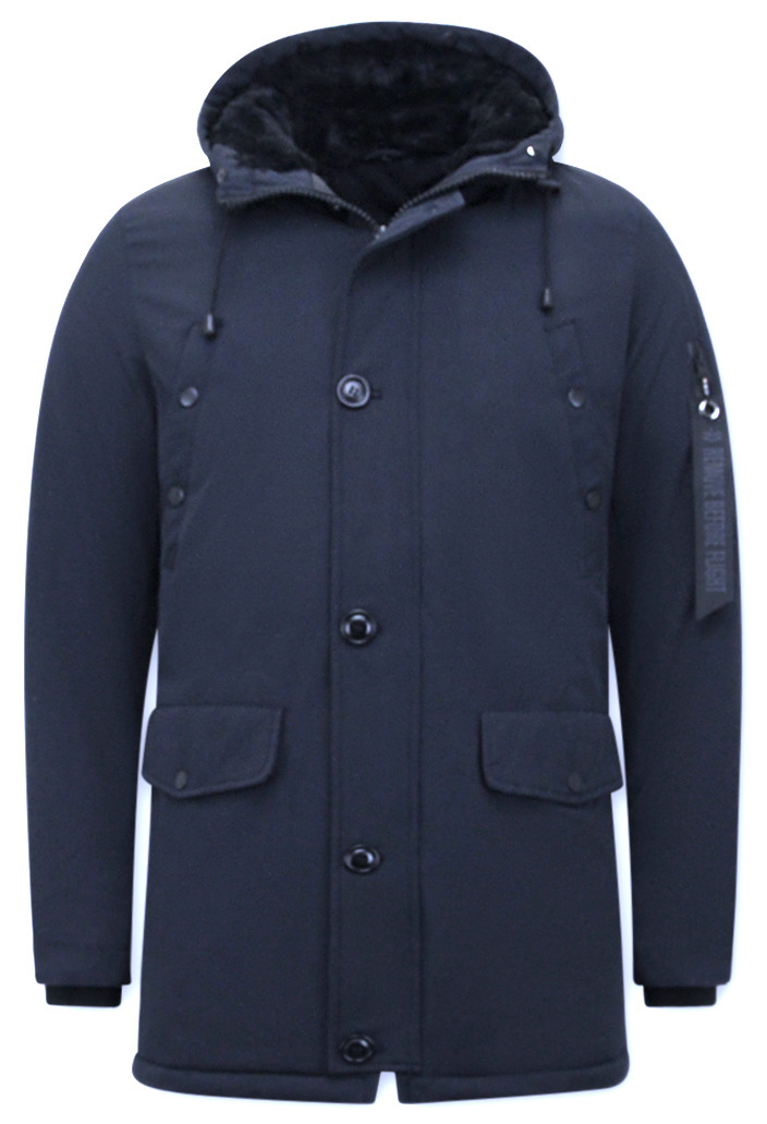 Chaqueta De Invierno Para Hombre Parka- 7103 - Azul