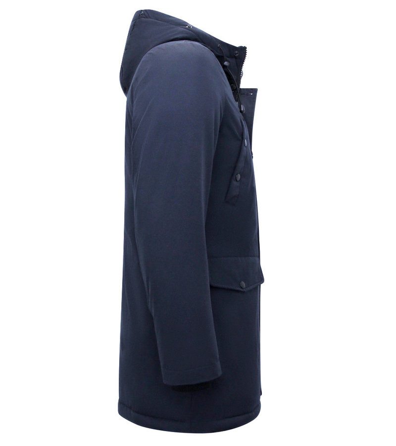 Chaqueta De Invierno Para Hombre Parka- 7103 - Azul