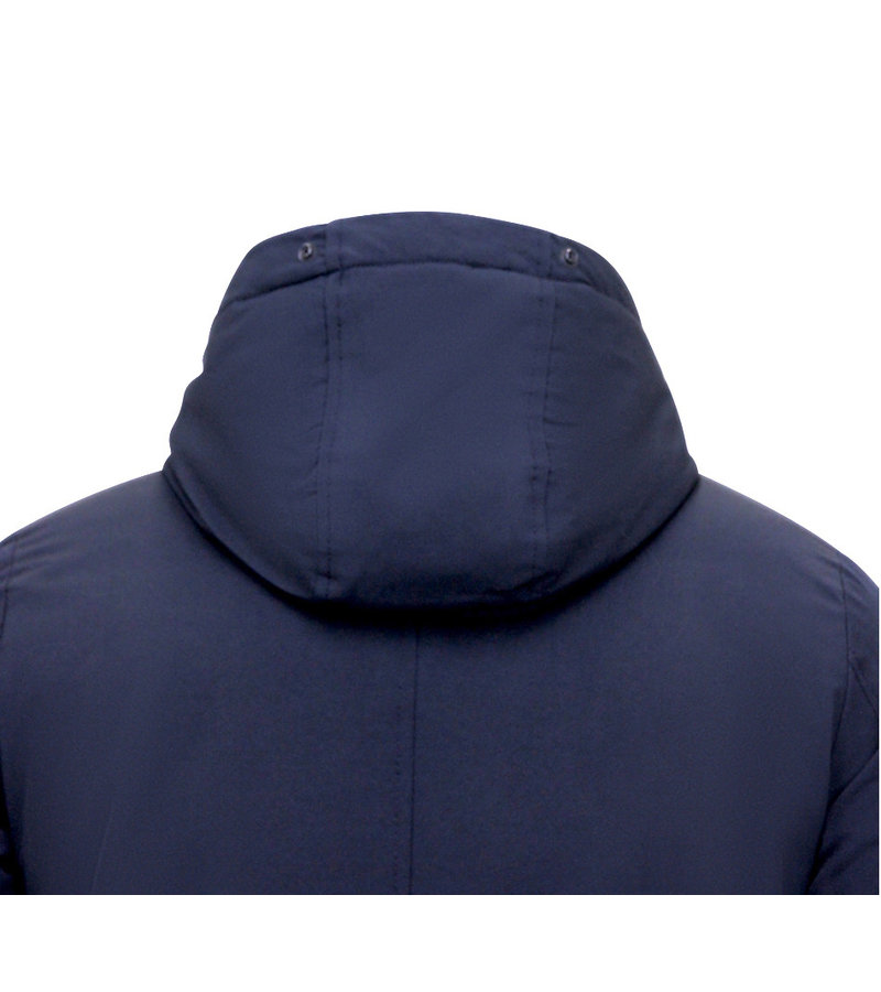 Chaqueta De Invierno Para Hombre Parka- 7103 - Azul