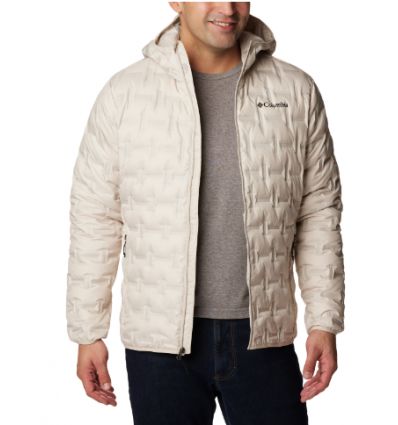 Chaqueta de plumón con capucha para hombre Columbia Delta Ridge (Piedra oscura)