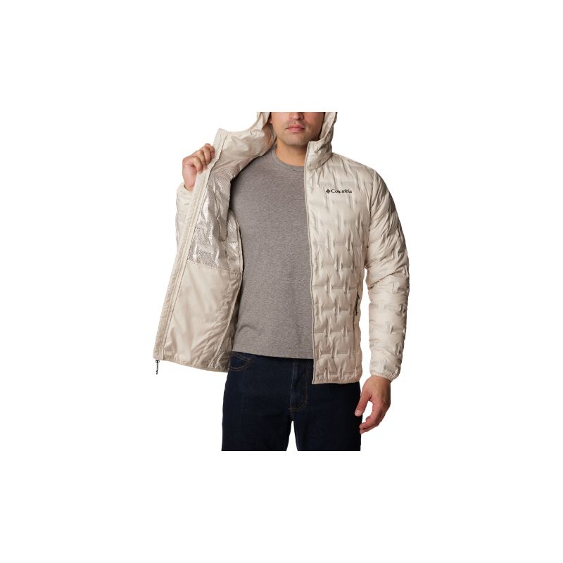 Chaqueta de plumón con capucha para hombre Columbia Delta Ridge (Piedra oscura)