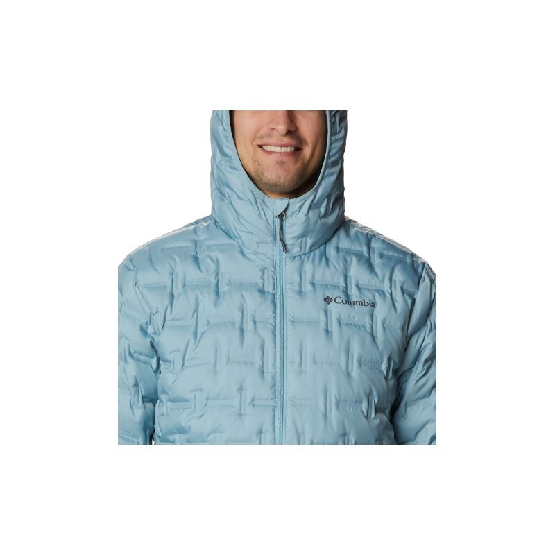 Chaqueta de plumón con capucha para hombre Columbia Delta Ridge (Stone Blue)