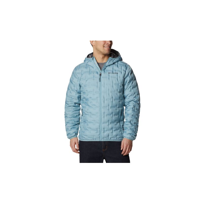 Chaqueta de plumón con capucha para hombre Columbia Delta Ridge (Stone Blue)