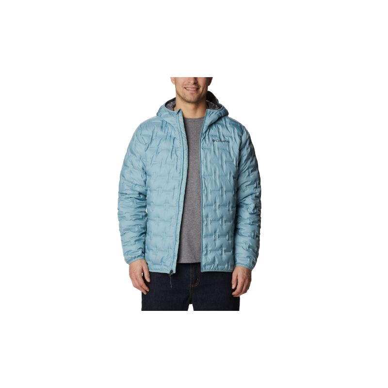 Chaqueta de plumón con capucha para hombre Columbia Delta Ridge (Stone Blue)