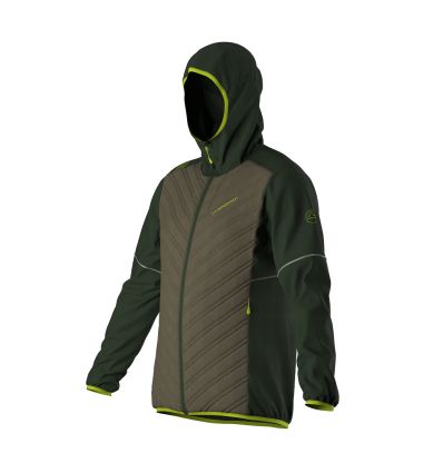 Chaqueta de trail running para hombre La Sportiva Koro (Turtle/Forest)