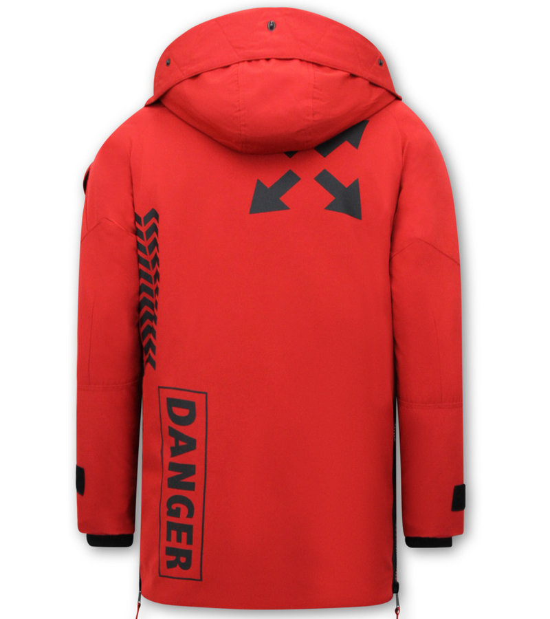 Chaqueta Deportiva De Invierno Para Hombre - 9803 - Rojo