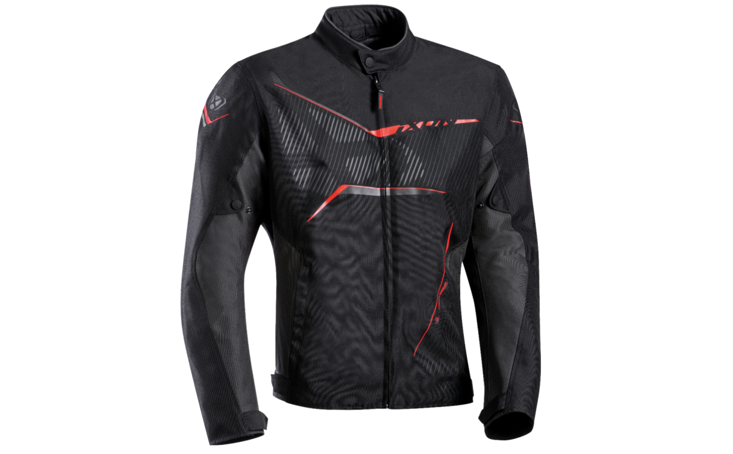 Chaqueta Ixon Slash Negro Gris Rojo |100101116-1047|