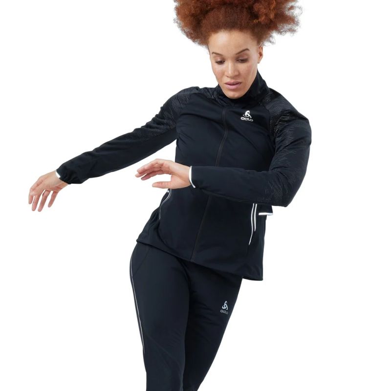 Chaqueta Odlo Zeroweight Pro Warm (Negra) Mujer