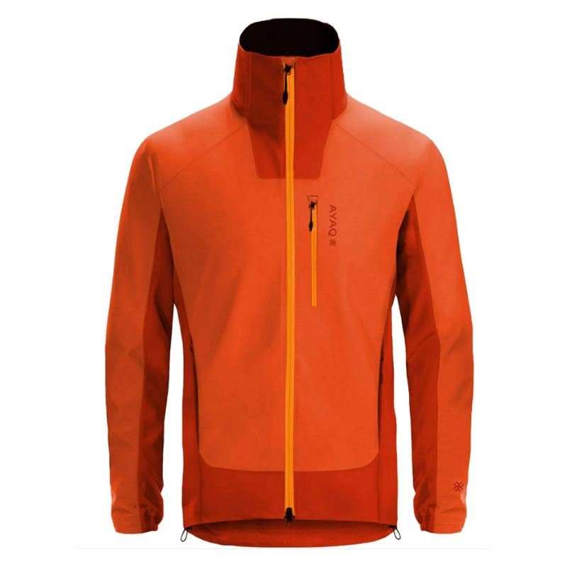 Chaqueta softshell de mujer AYAQ Chaqueta cortaviento Shandar (Orange Sunrise)