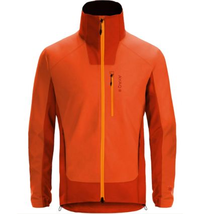 Chaqueta softshell de mujer AYAQ Chaqueta cortaviento Shandar (Orange Sunrise)