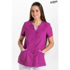 Chaqueta SPA manga corta en microfibra para mujer DYNEKE 8673568