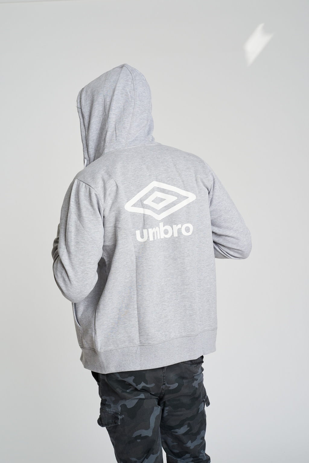 Chaqueta Umbro Double Hoodie Grey