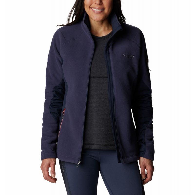 Columbia Titan Pass 2.0 II (Nocturnal, Dark Nocturnal) chaqueta polar con cremallera para mujer