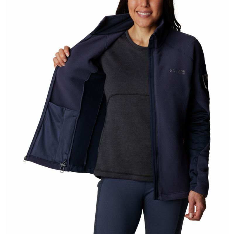 Columbia Titan Pass 2.0 II (Nocturnal, Dark Nocturnal) chaqueta polar con cremallera para mujer