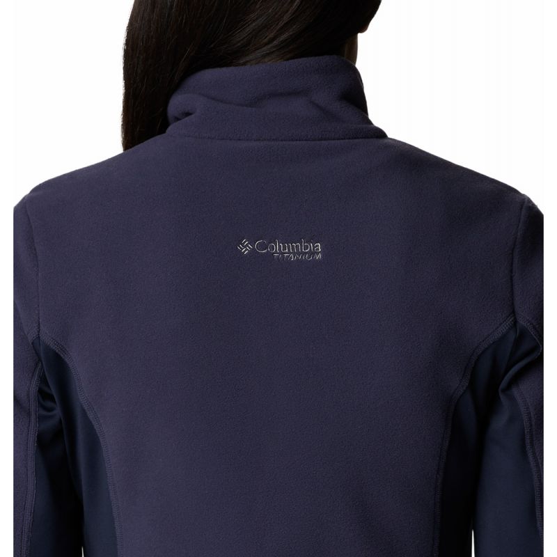 Columbia Titan Pass 2.0 II (Nocturnal, Dark Nocturnal) chaqueta polar con cremallera para mujer