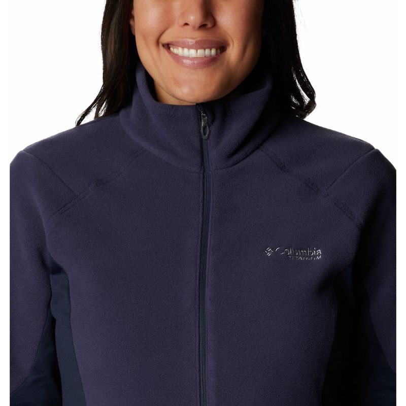 Columbia Titan Pass 2.0 II (Nocturnal, Dark Nocturnal) chaqueta polar con cremallera para mujer