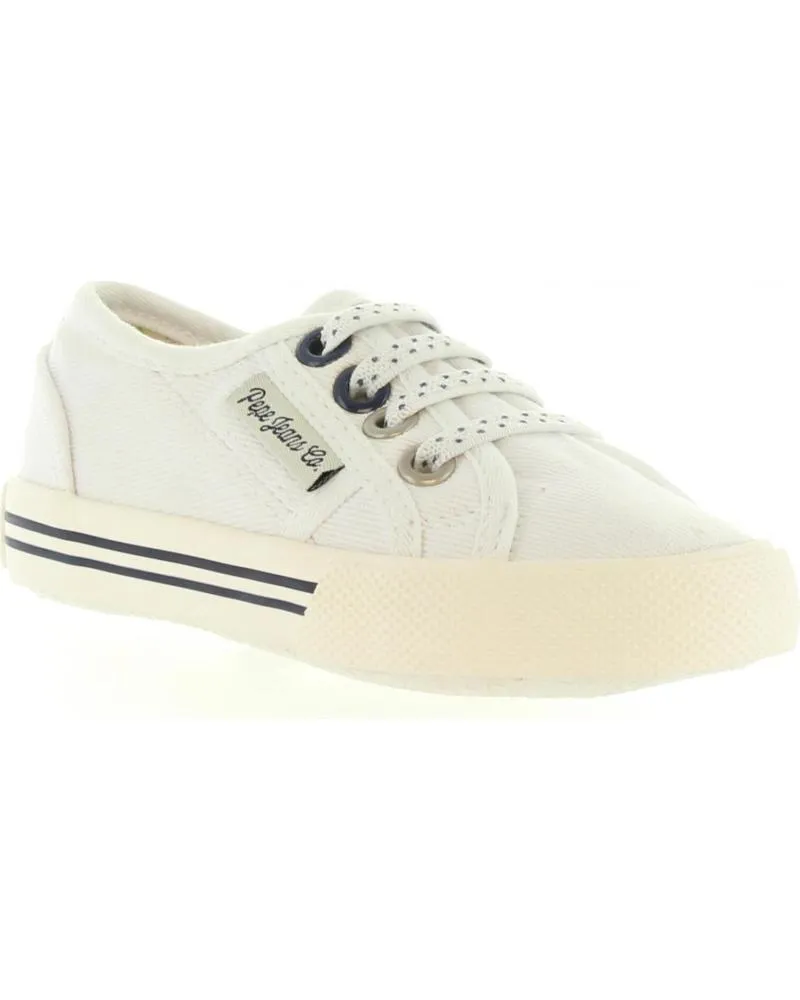 Deportivas de Niña y Niño PEPE JEANS PGS30198 BAKER 800 WHITE