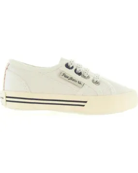 Deportivas de Niña y Niño PEPE JEANS PGS30198 BAKER 800 WHITE