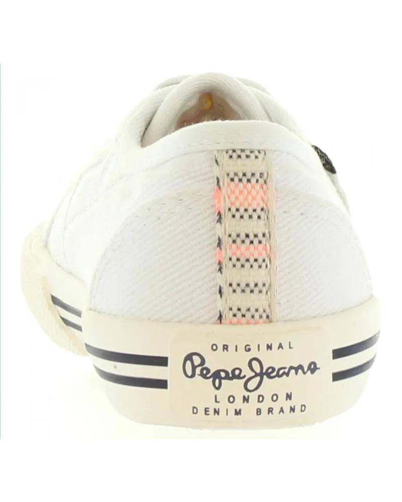 Deportivas de Niña y Niño PEPE JEANS PGS30198 BAKER 800 WHITE