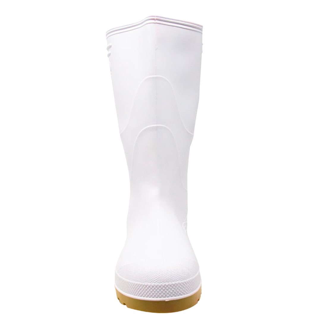 Dinosaurio pp-1015b-05.5 talla 37 par de botas de pvc antideslizantes blancas altas