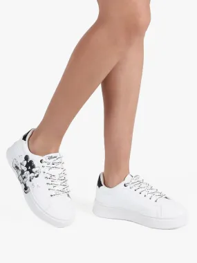 Disney Zapatillas con cordones de mujer Minnie y Mickey Mouse