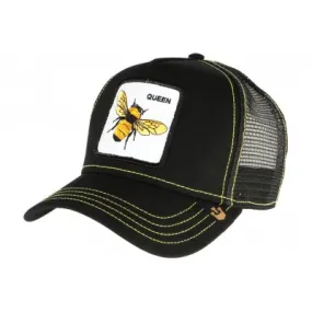 Gorra Animales GOORIN BROS TRUCKER rejilla y ajustable negra abeja Queen Bee