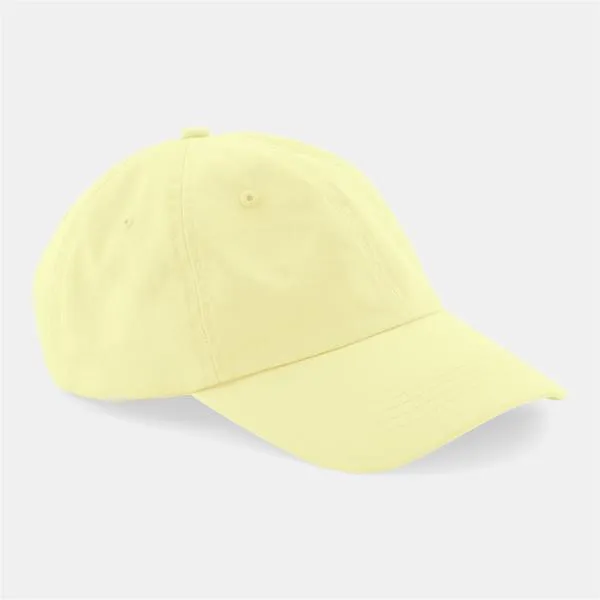 Gorra clásica personalizada texto color pastel amarillo