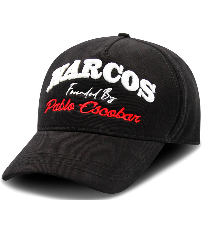 Gorra Hombre Narcos Pablo Escobar - Negro