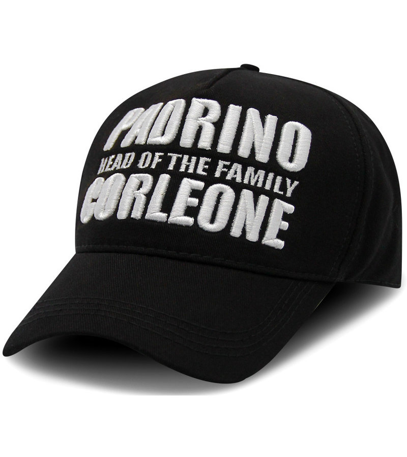 Gorra Hombre Padrino Corleone - Negro