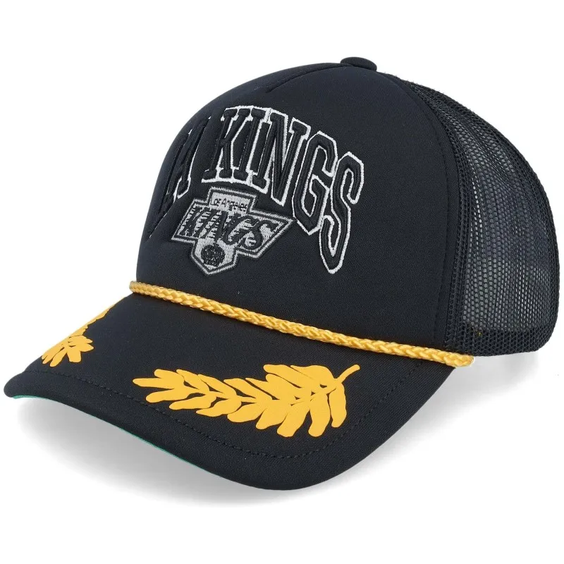 Gorra Mitchell & Ness Nba Gold Leaf Trucker Vintg Los Angeles Kings