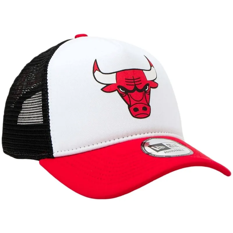 Gorra New Era Team Colour Blck Trucker Chicago Bulls